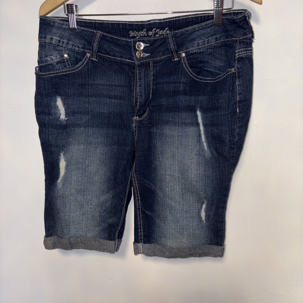 Myth Of Jade Size 14 Women's Bermuda Jean Shorts
